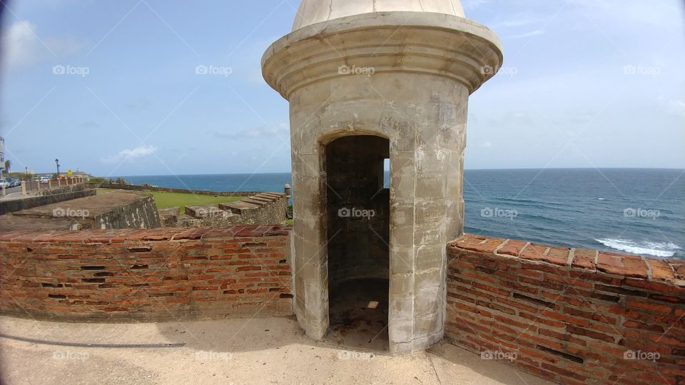 Fort San Cristobal, San Juan, Puerto Rico before Hurricane Maria