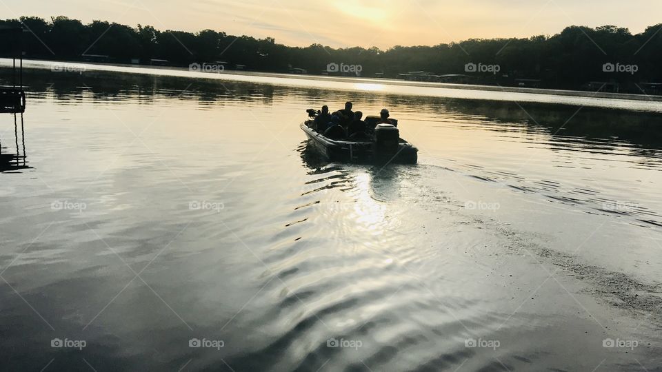 Gorgeous sunset at the beach is perfect for another round of catch and release fishing! 