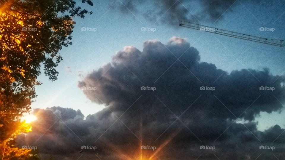 Cloud at Sunset