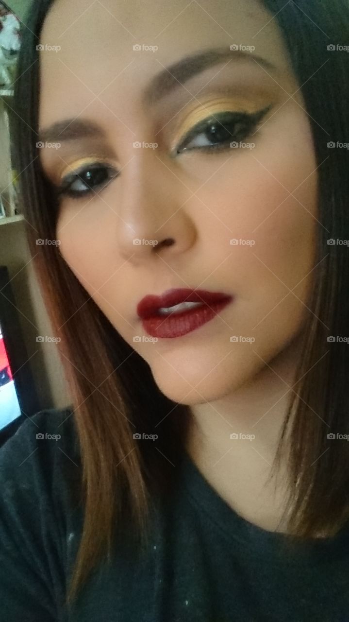 my Selfi makeup work