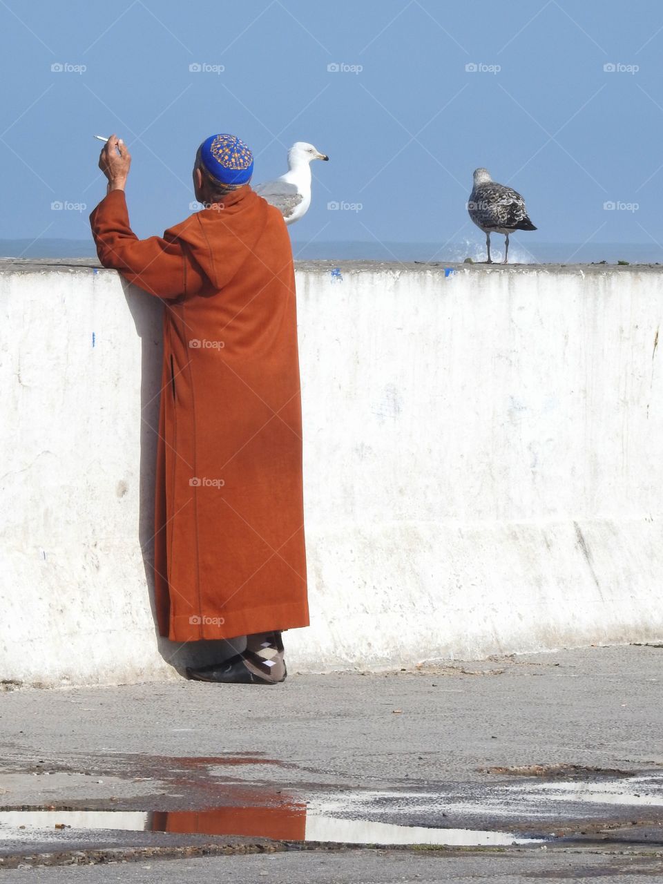 Old man by the sea