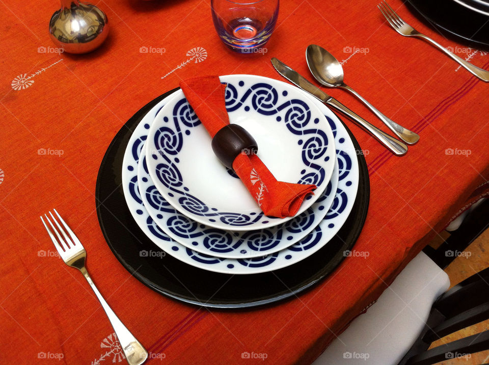 table plate restaurant fork by miguelbriones
