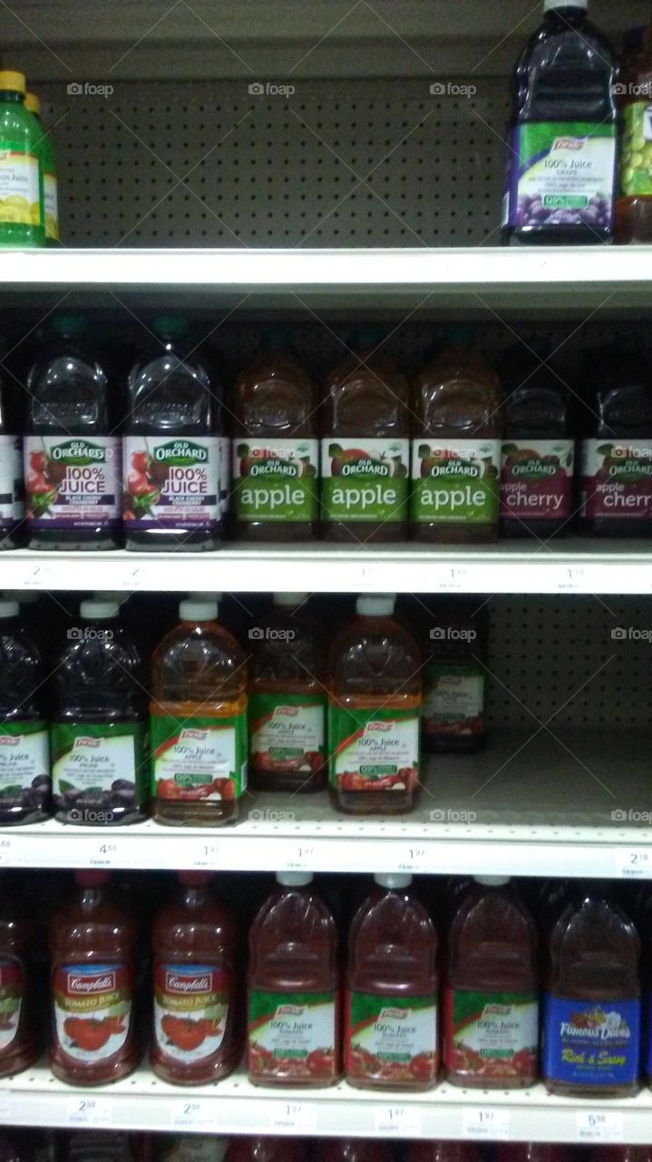 retail gondola juice