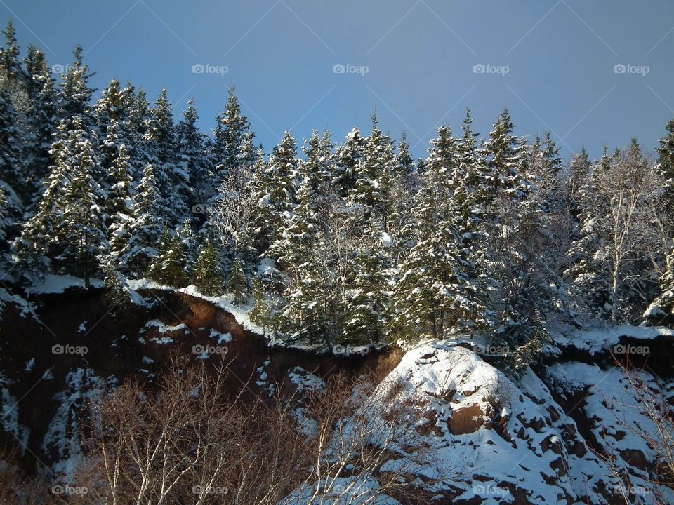 Snow on Kelly's Mountain 
