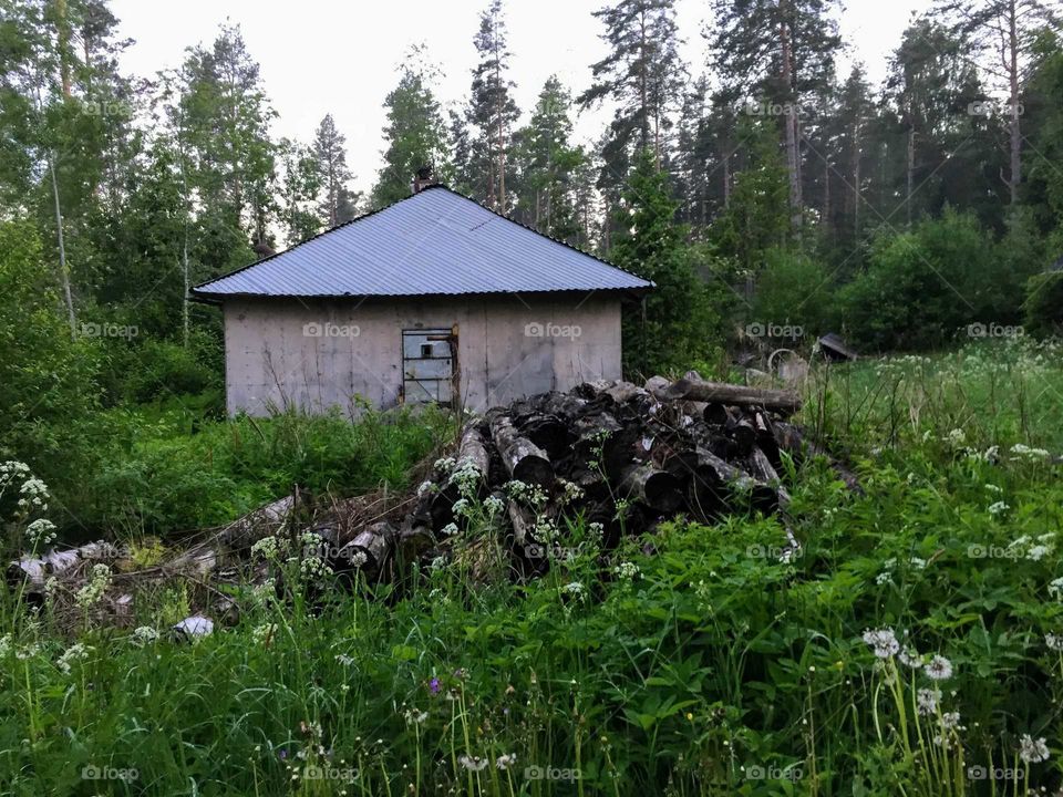 abandoned building