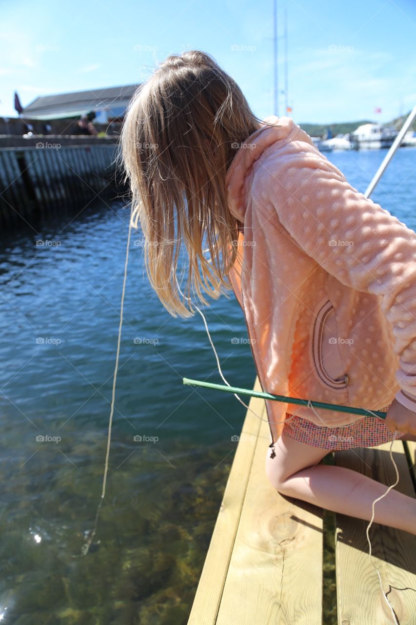 Girl by the sea