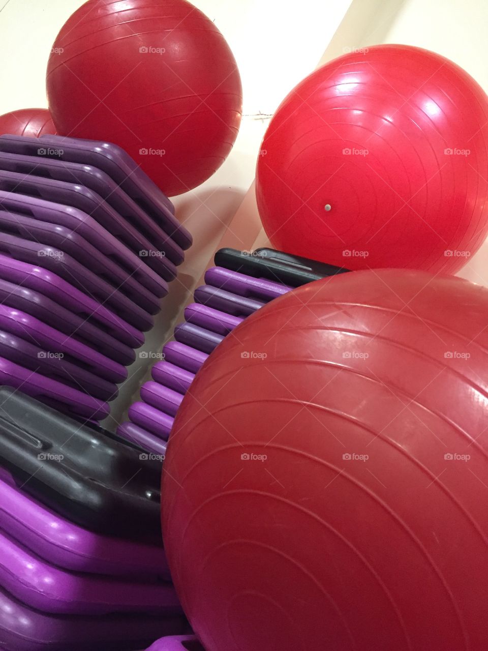 Exercise balls! What else is there to say? Gym time!
