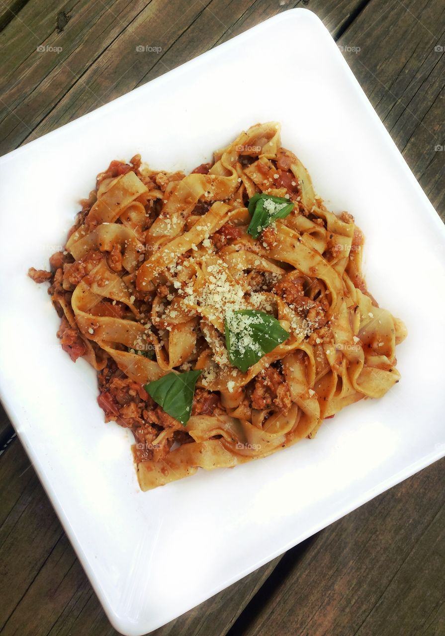 Chicken & Basil Fettuccine