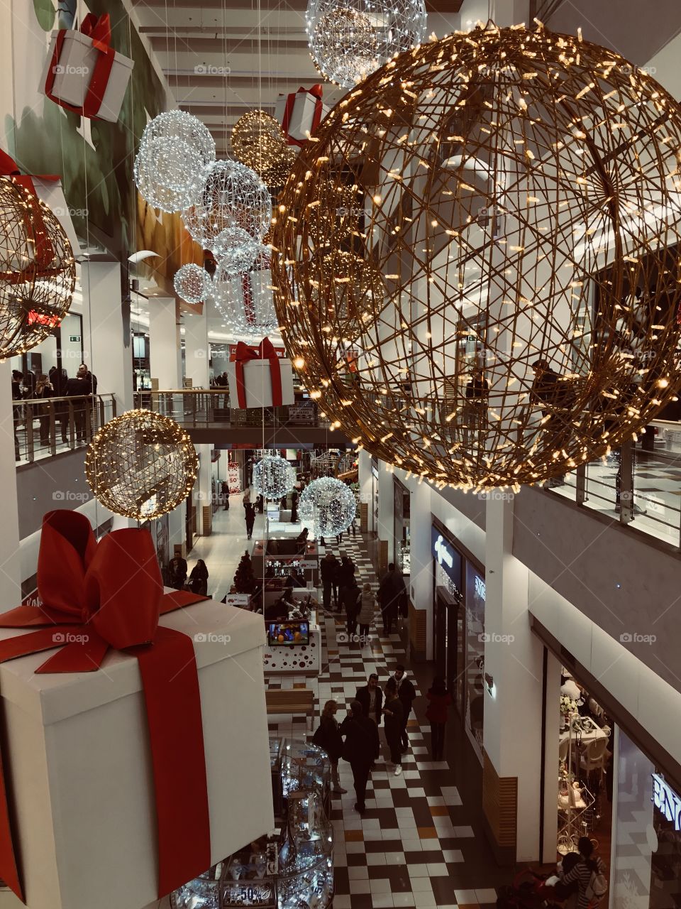 Decorations at the Mall