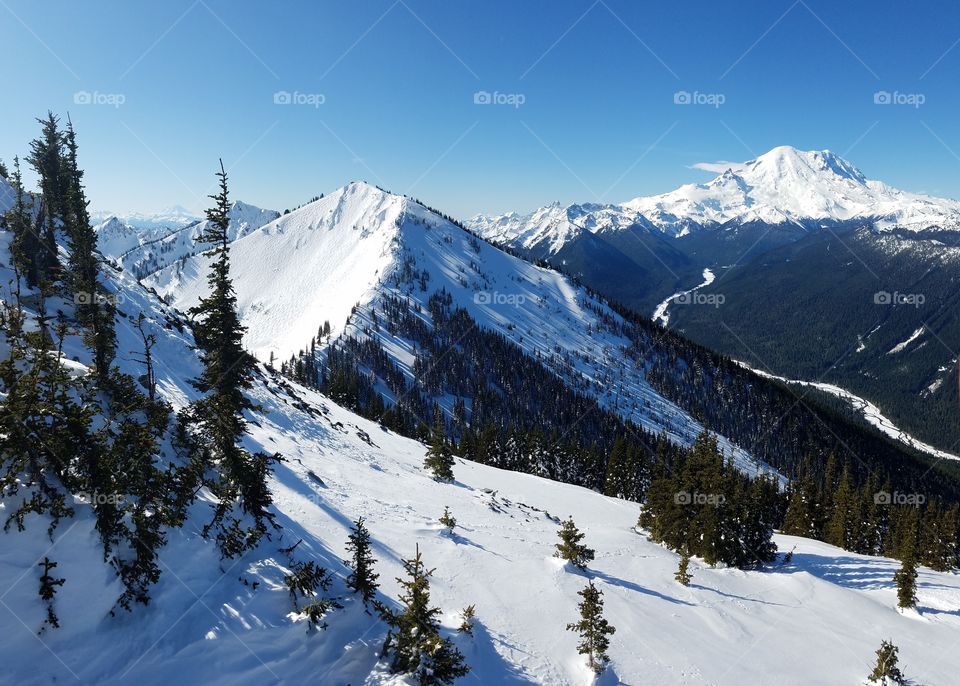 Mt Rainier from Crystal