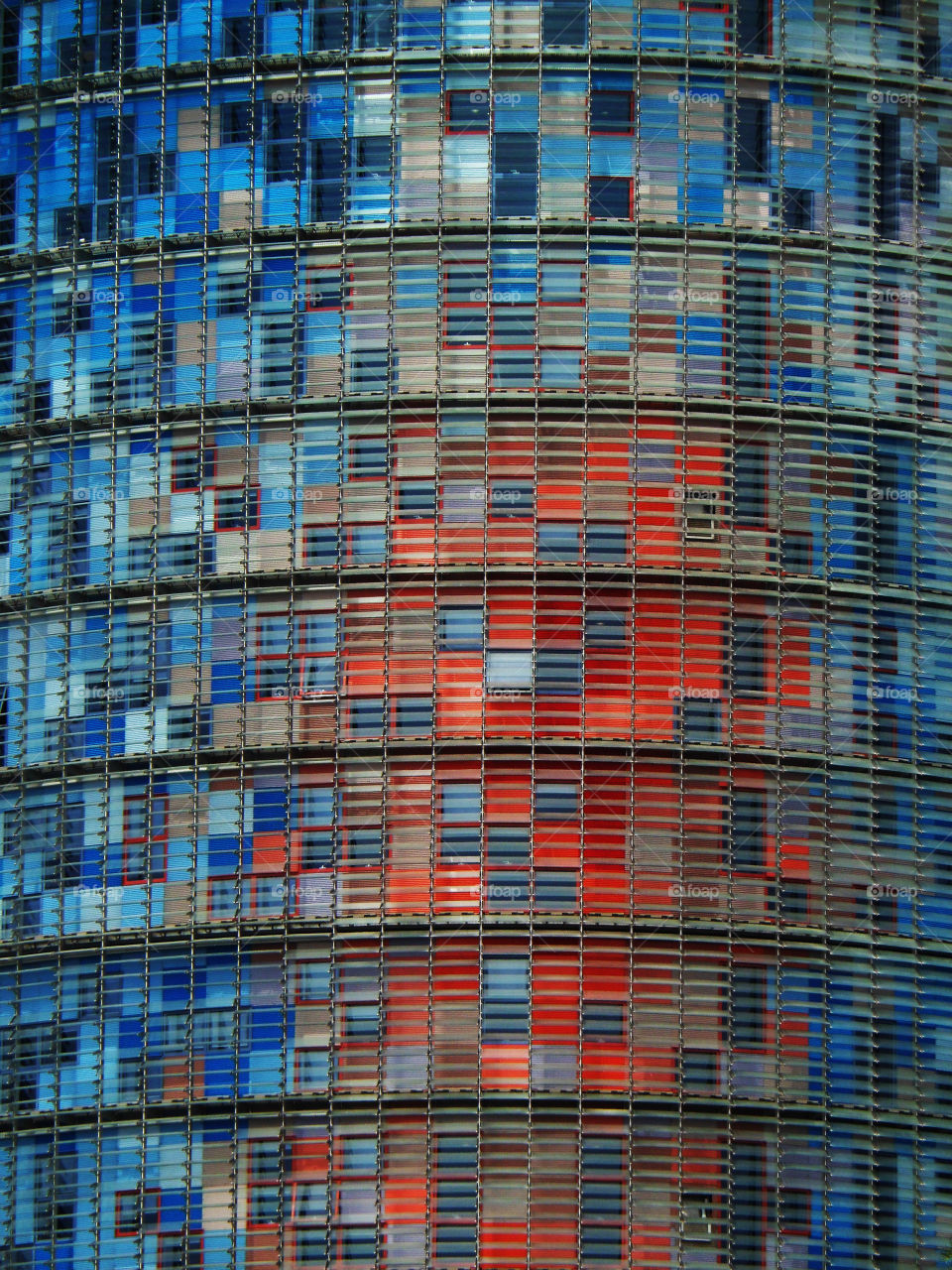 Tower Agbar in Barcelone in Spain