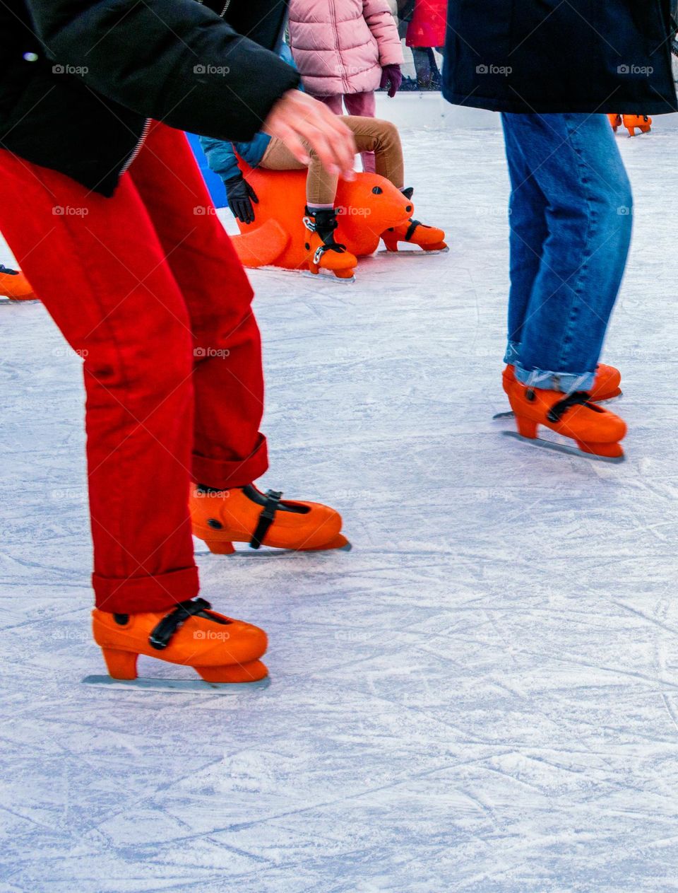 Ice skating