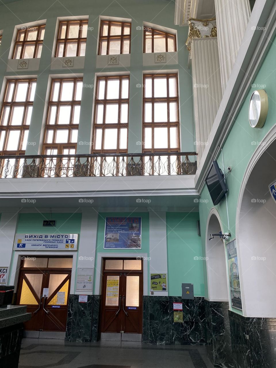 Architecture of train station 