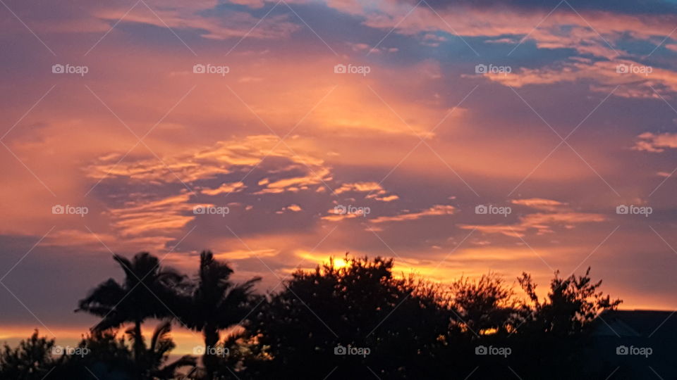 Low angle view of dramatic sky