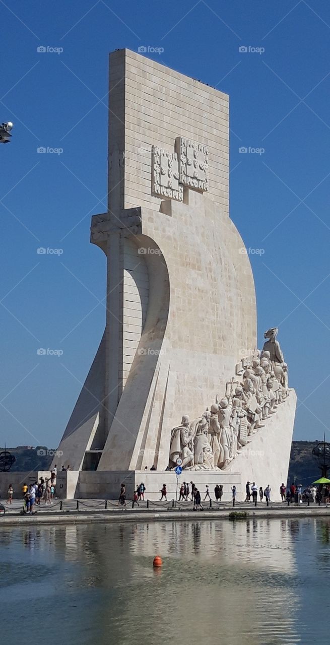 monument oof the discoveries in Lisbon