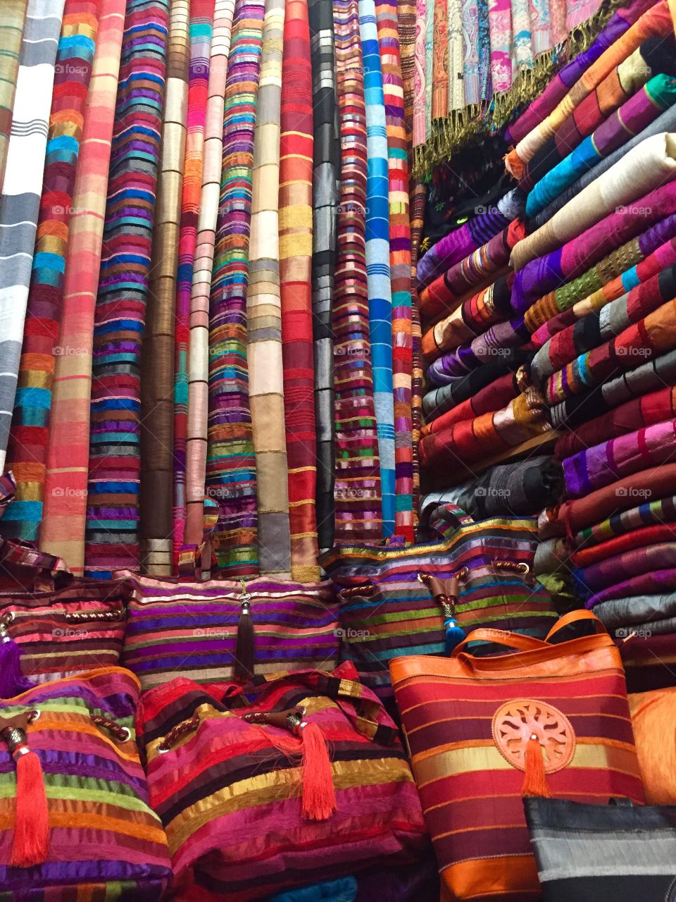 Items for sale at the souk in Marrakech 