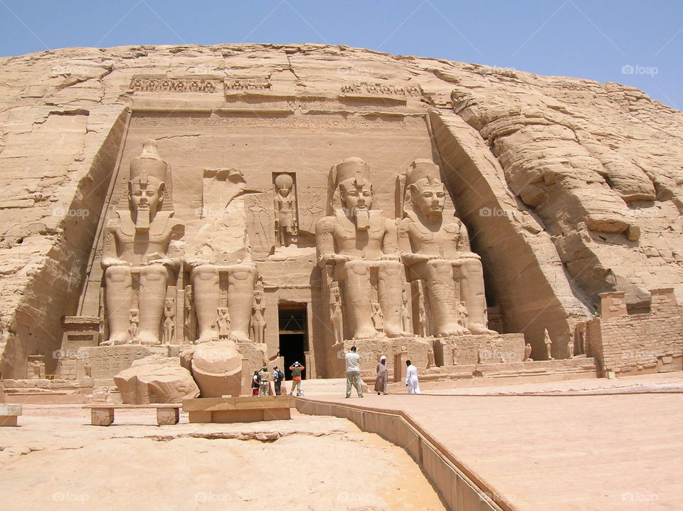 The great temple of Abu-Simbel