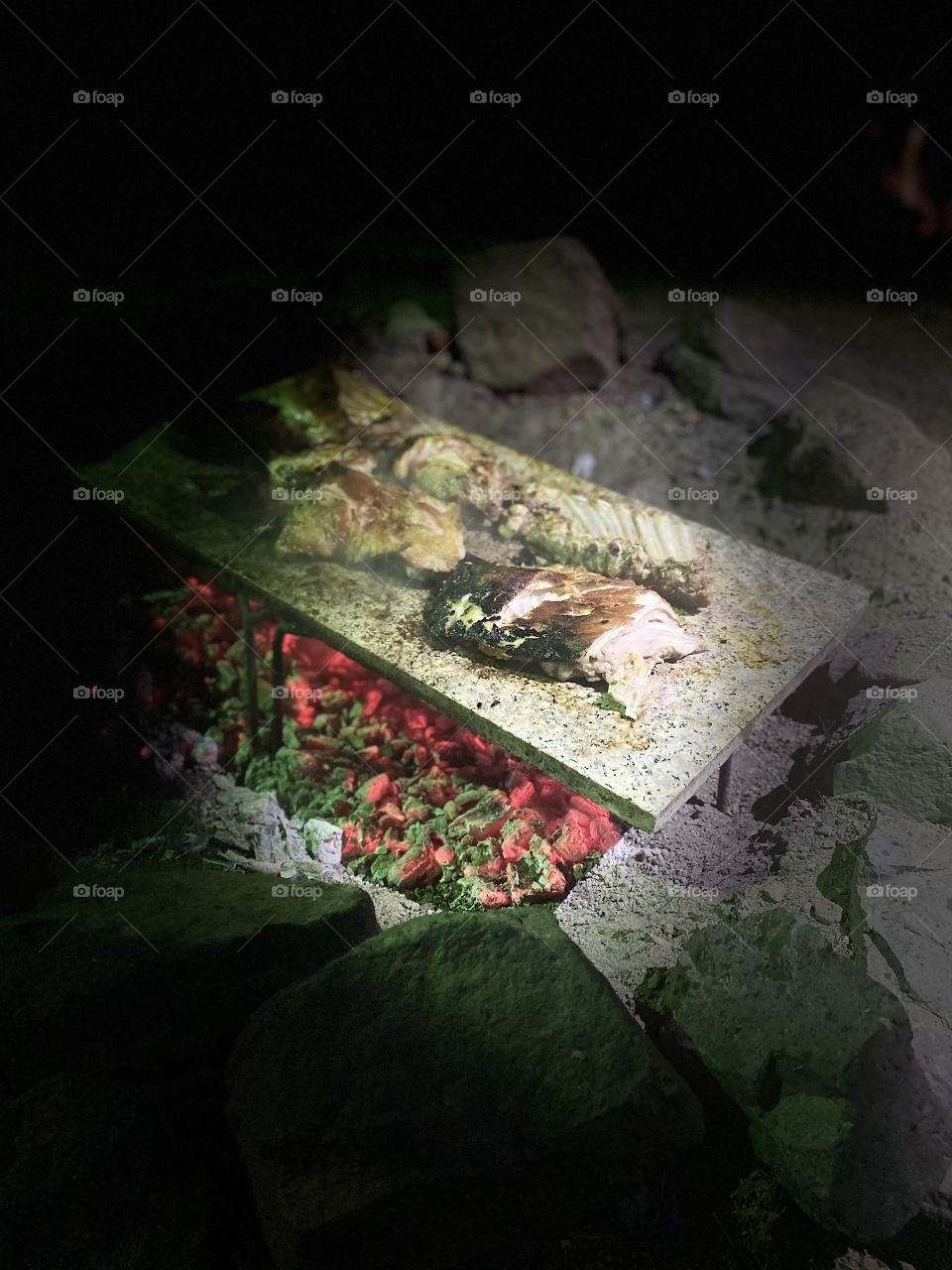 Barbecue party in my village on the occasion of the Saudi National Day