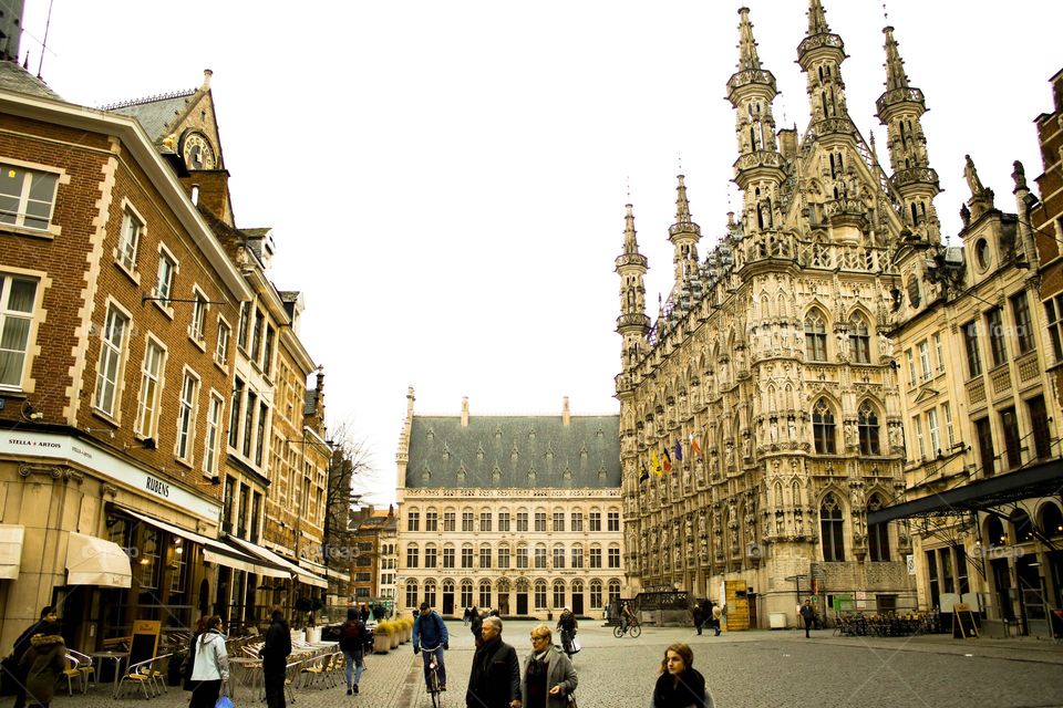 The City Hall of Leuven, Belgium 