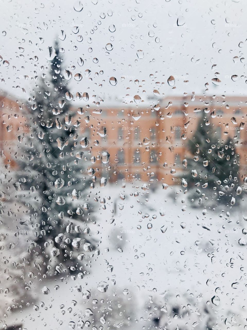 After heavy snowfall