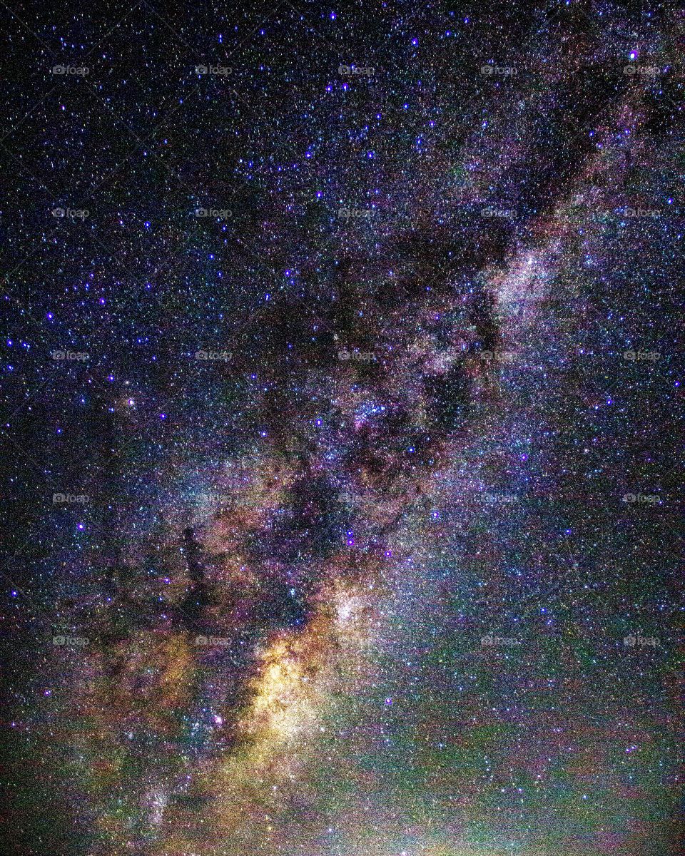 Milky way galaxy with stars in the universe