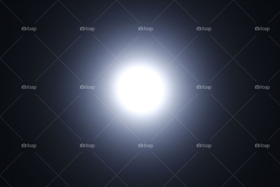 moon in the night sky