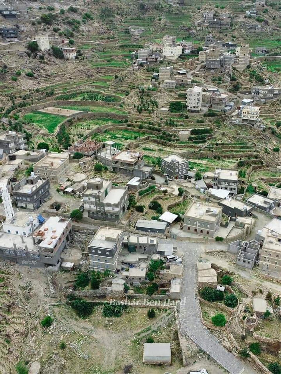 Glory be to God, the magnificent and picturesque view and the natural green trees are a view that is nothing more wonderful than it