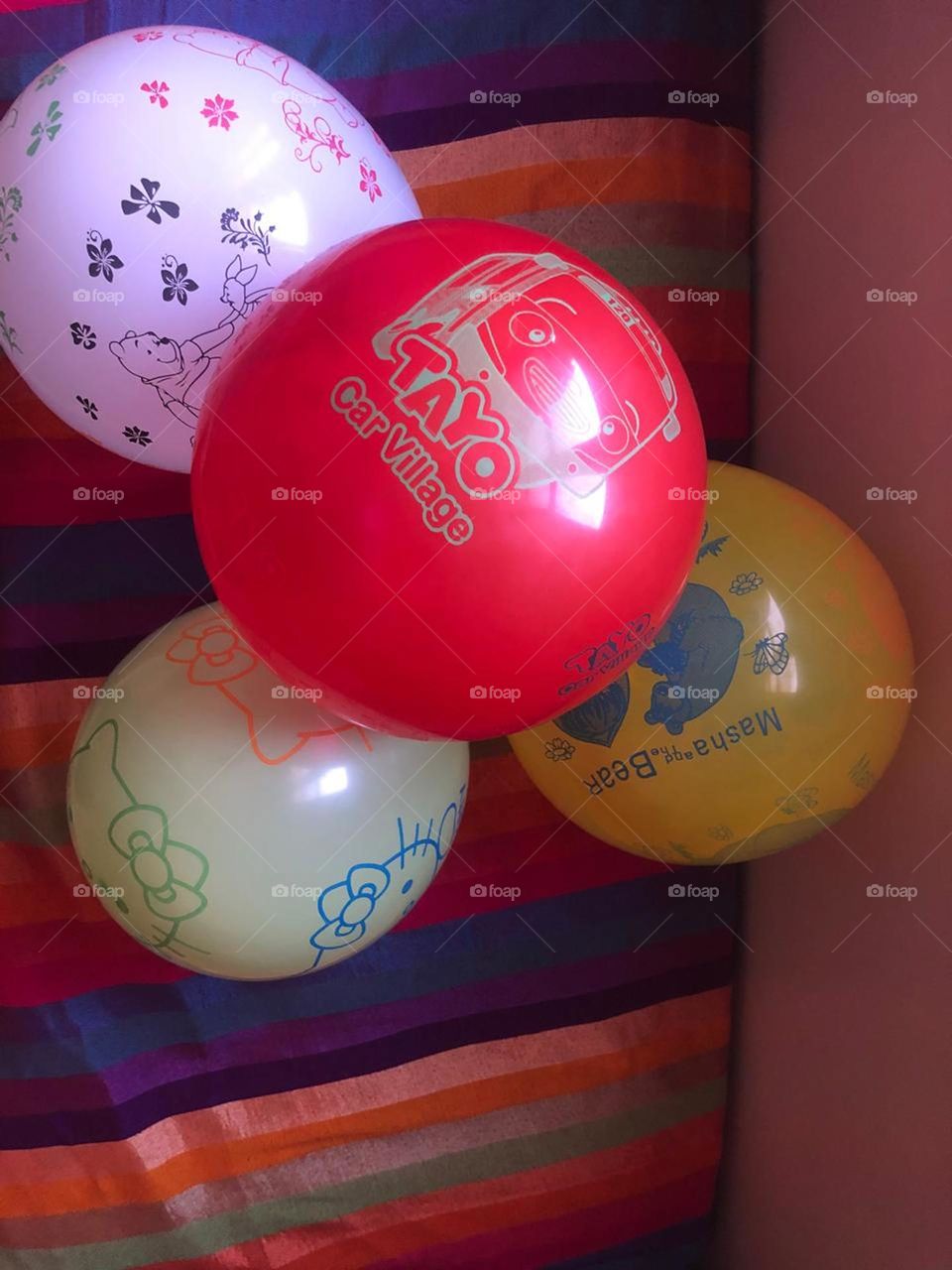 beautiful and Multicolor balloons