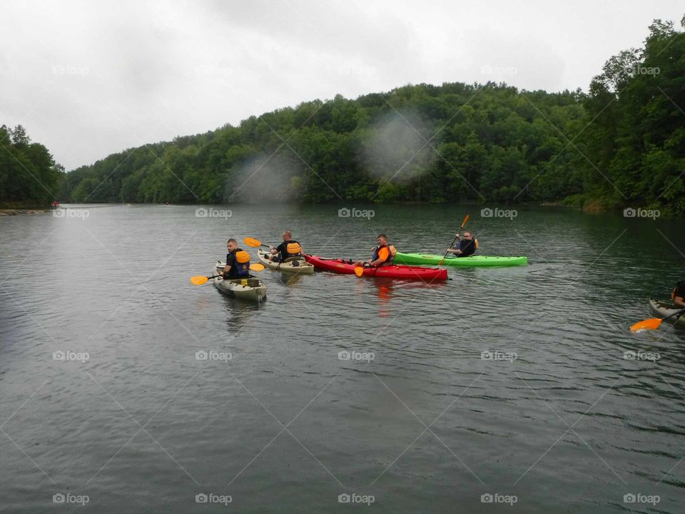 Canoe, Kayak, Water, Paddle, River