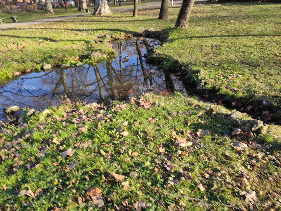 Belgrade Serbia Topcider park in afternoon