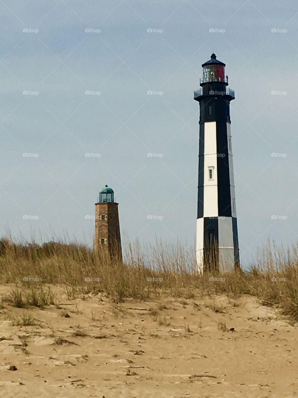 Two lighthouses