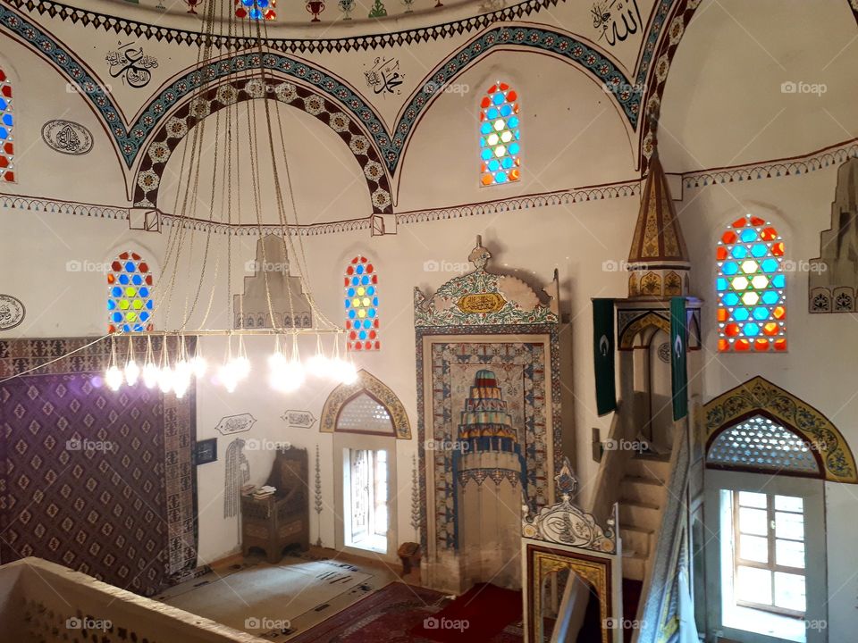 inside mosque
