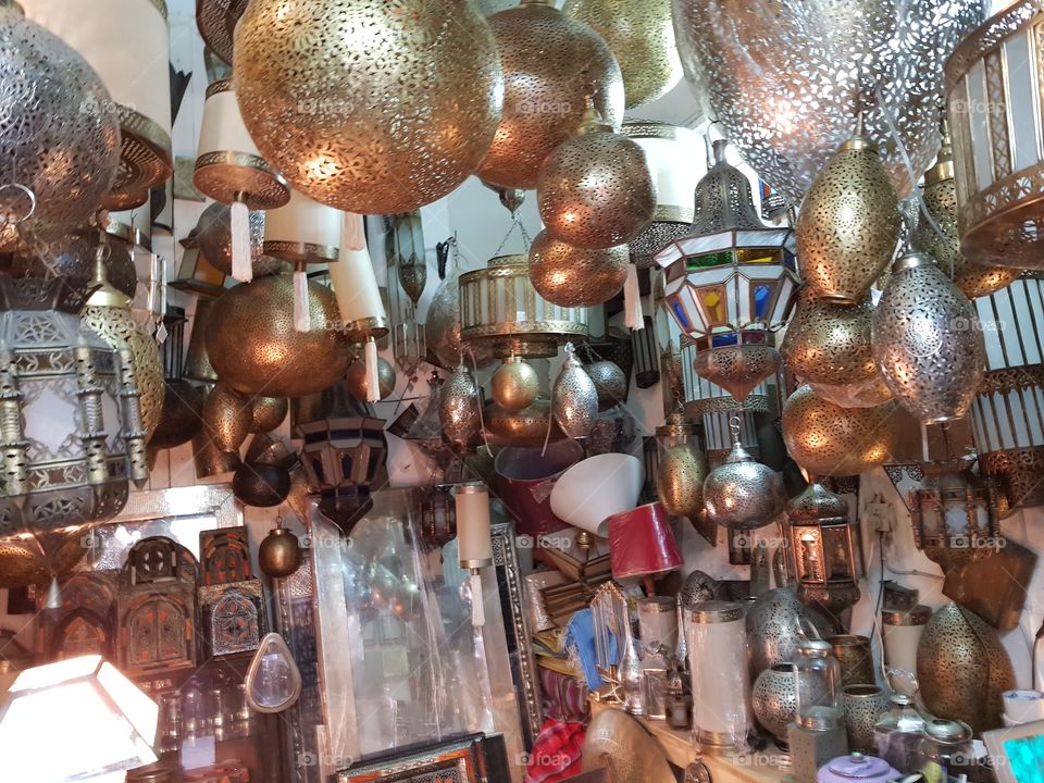 Moroccan lamps,