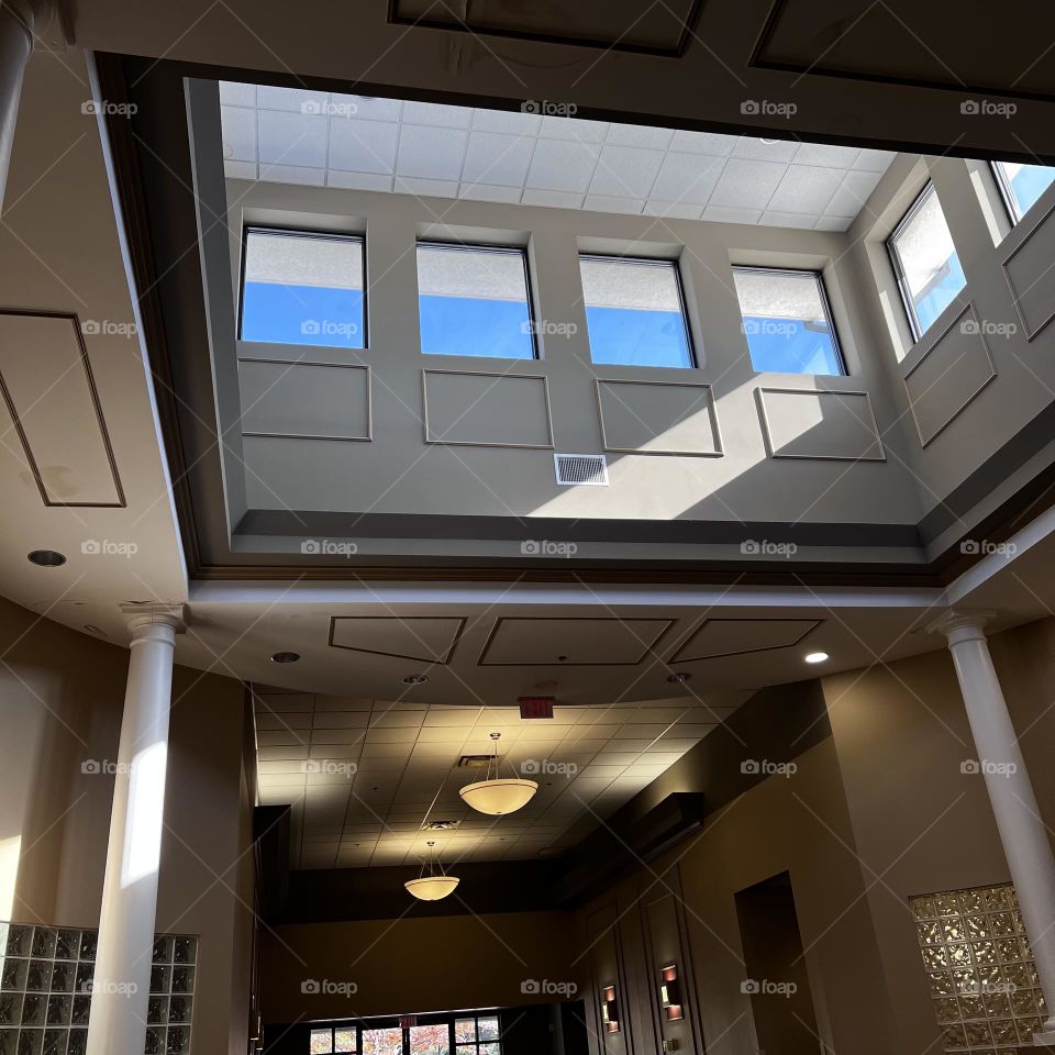 The top of the waiting room 