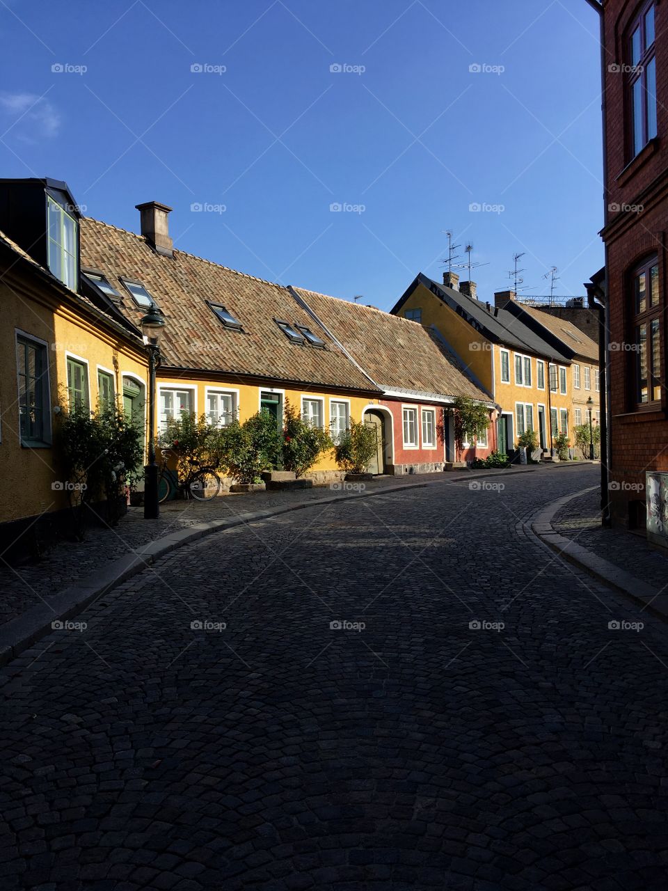Pittoresque street, Lund, Sweden