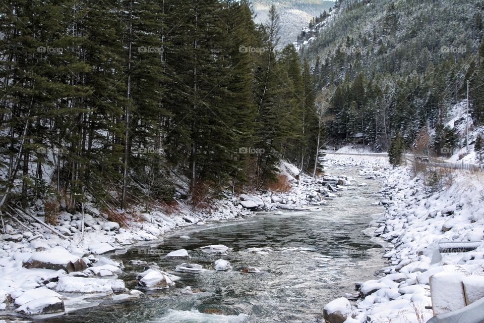 Winter river