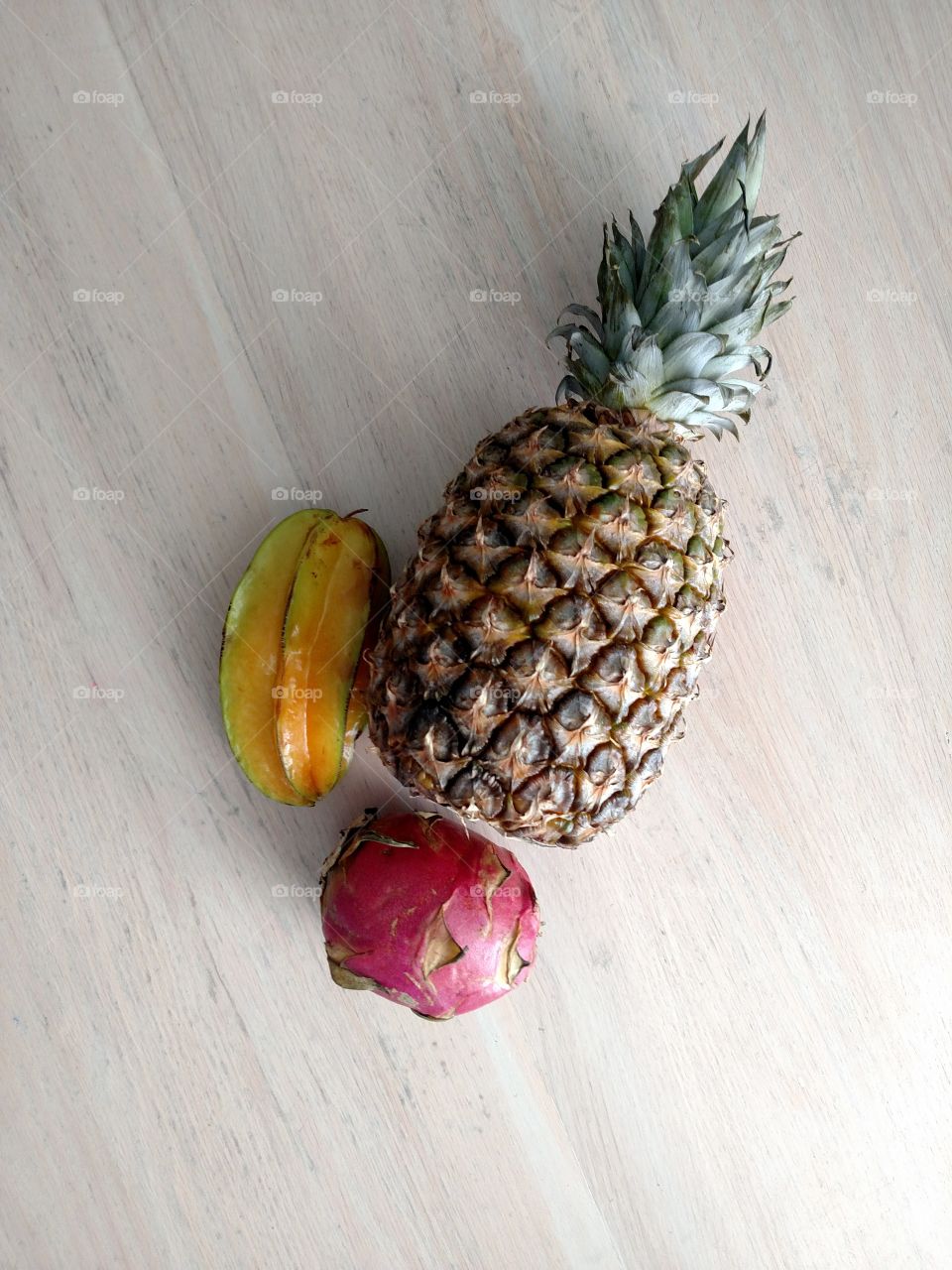 Exotic fruits.