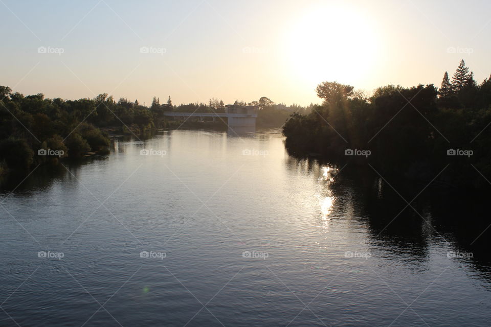 Lake, Water, Reflection, River, Dawn