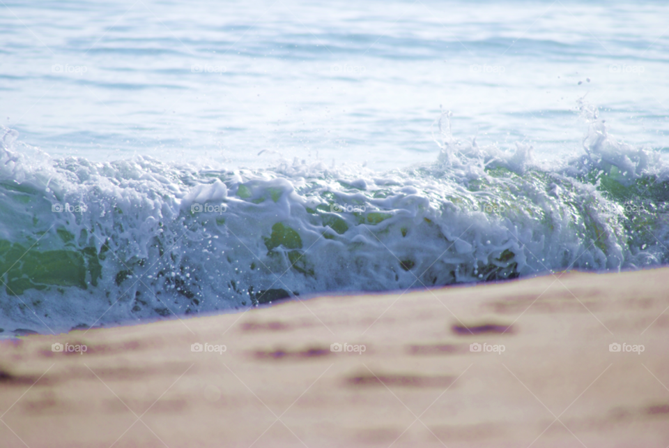 beach ocean sand wave by sher4492000