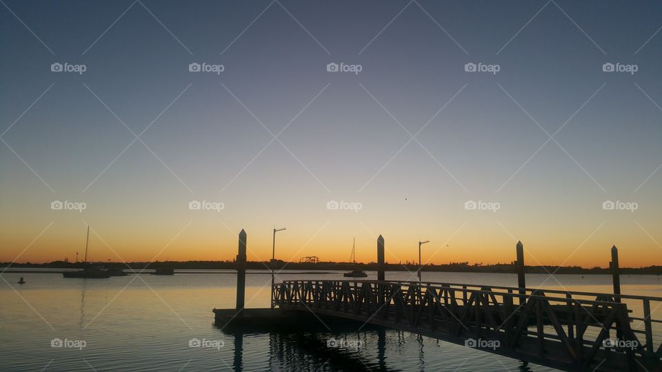 Serenity at First Light over the Pier