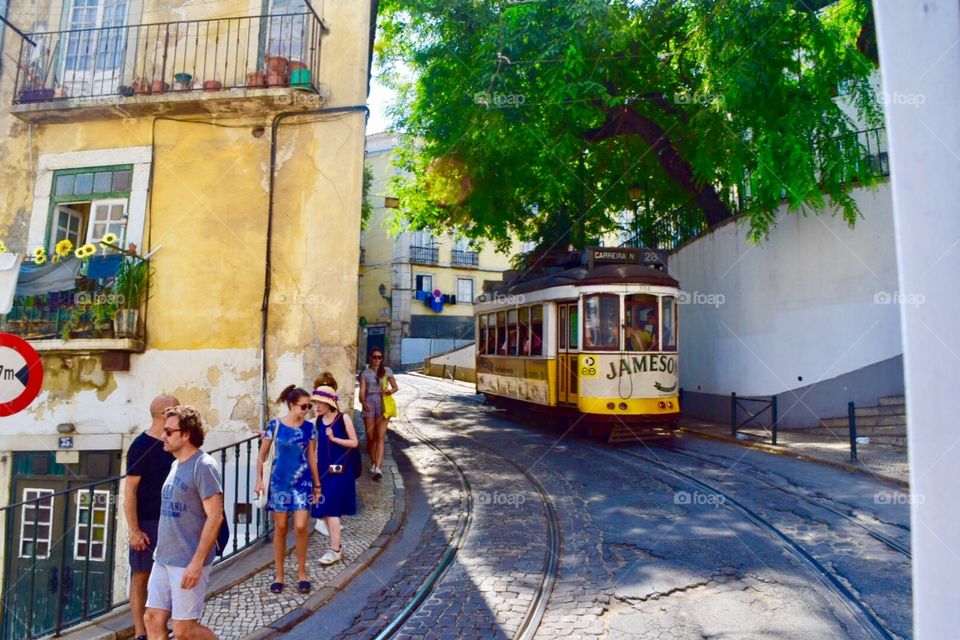 Urban streets of Lisbon 
