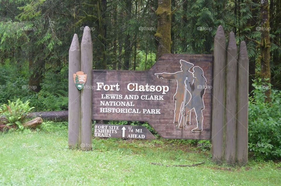Fort Clatsop sign