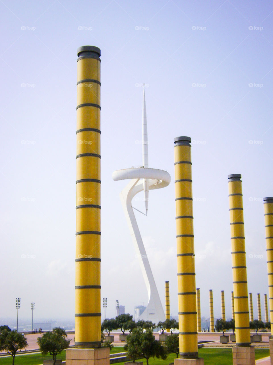 The Olympic park in Barcelona