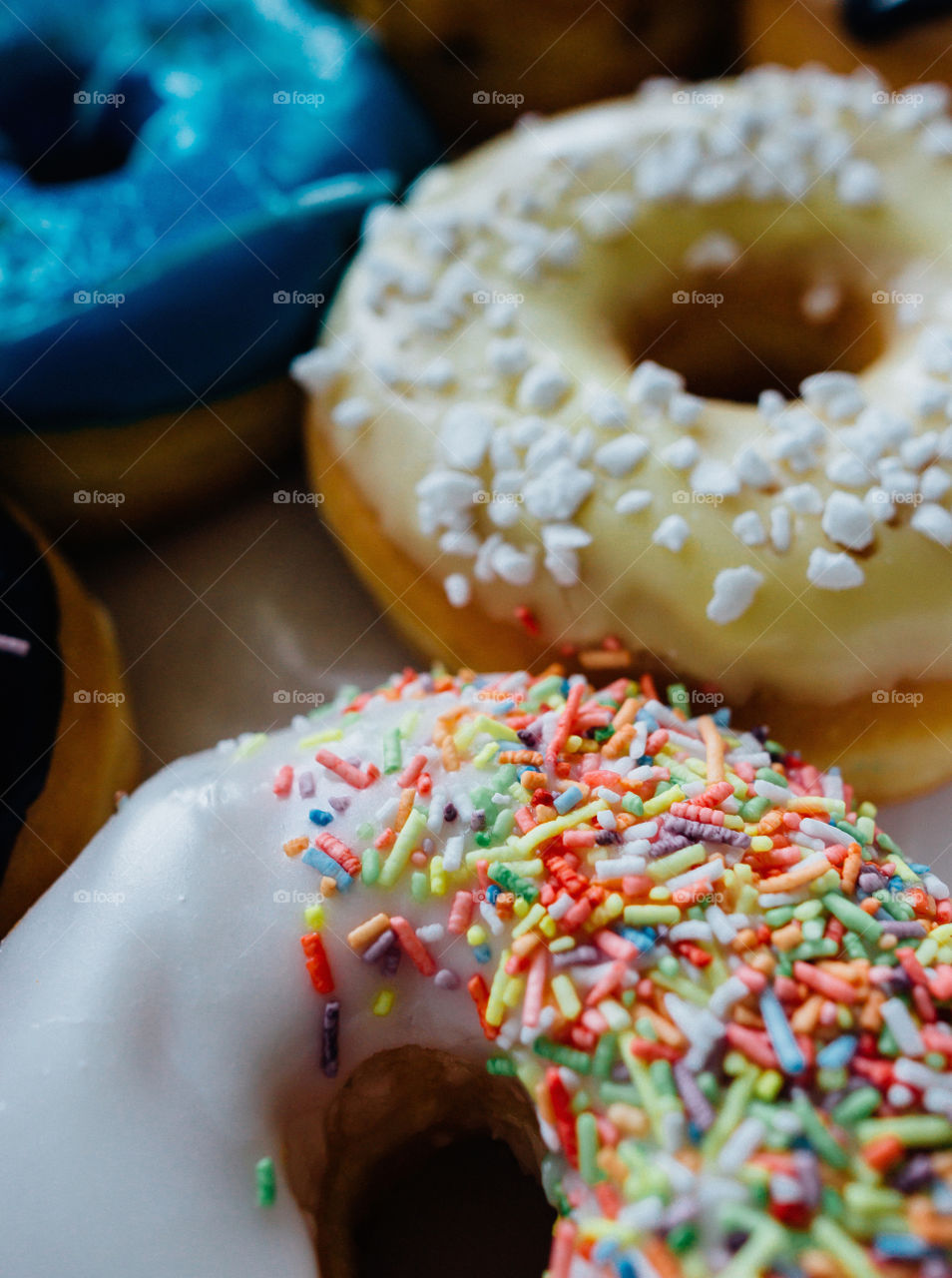 Close-up of donut