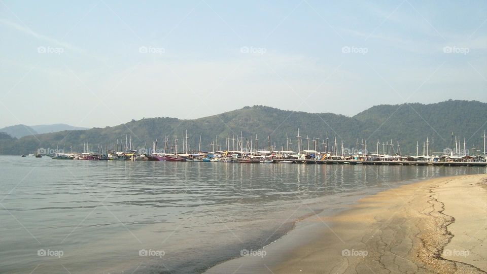 pier centro histórico de Paraty.