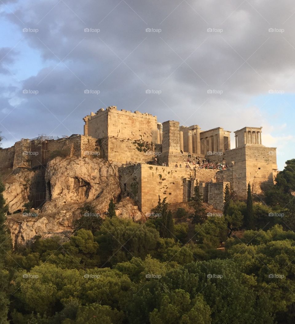 the acropolis looking majestic. 