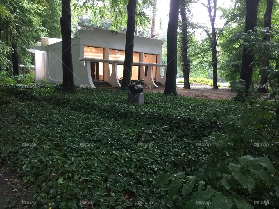 At a museum in Antwerp