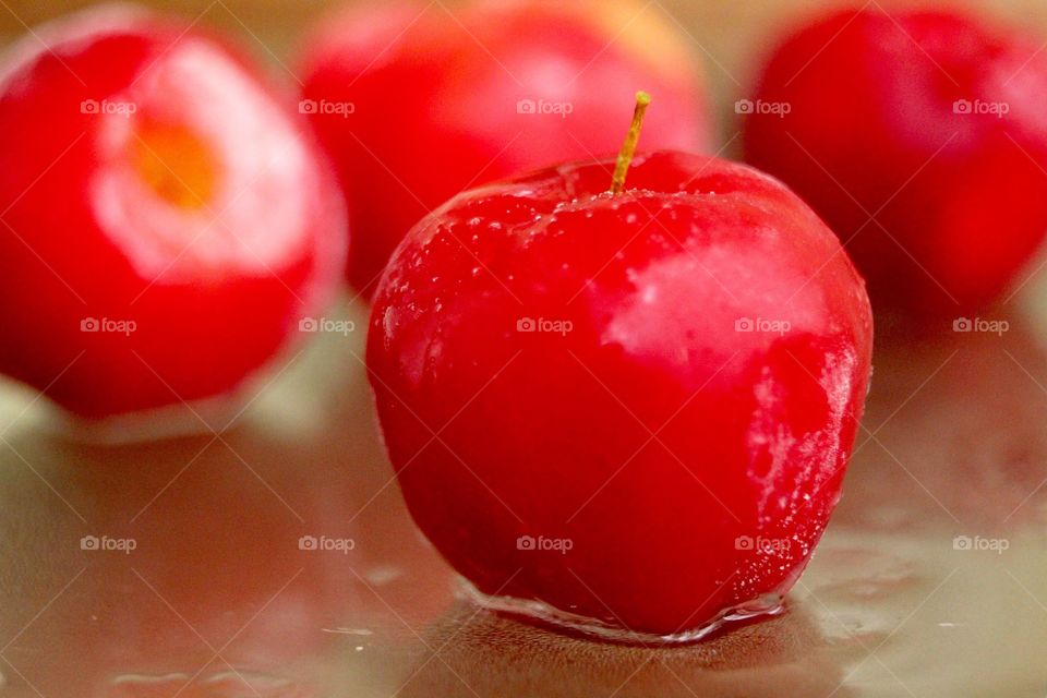 Acerola, typical fruit of Brazil