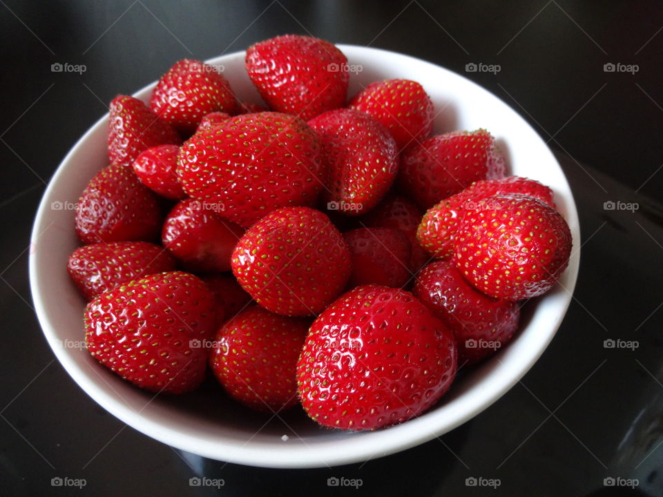 Close-up of strawberries