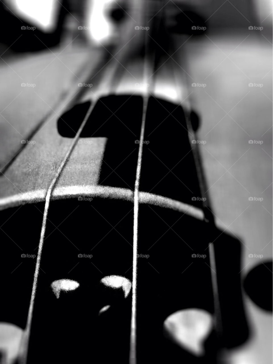 heart bridge strings fingerboard by yazzentz